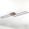 Brina Plafoniera LED Marrone, Oro, 1-Luce, Telecomando