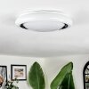 Kaas Plafoniera LED Nero, Bianco, 1-Luce