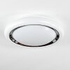 Kaas Plafoniera LED Nero, Bianco, 1-Luce