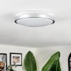 Sapioris Plafoniera LED Nichel opaco, Bianco, 1-Luce