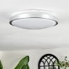 Sapioris Plafoniera LED Nichel opaco, Bianco, 1-Luce