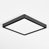 Finsrud Plafoniera, Panel LED Nero, 1-Luce