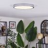 Kelan Plafoniera LED Argento, 1-Luce