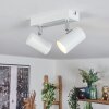 Gesteira Plafoniera, Faretto da soffitto Bianco, 2-Luci