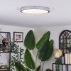 Ciron Plafoniera LED Argento, 1-Luce, Telecomando