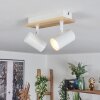 Gesteira Plafoniera, Faretto da soffitto Écru, Bianco, 2-Luci