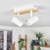 Gesteira Plafoniera, Faretto da soffitto Écru, Bianco, 2-Luci