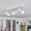 Gesteira Plafoniera, Faretto da soffitto Bianco, 3-Luci