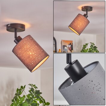 Lendemarke Plafoniera, Faretto da soffitto Nero, 1-Luce