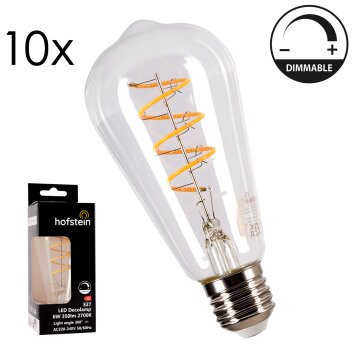 E27 LED 6 Watt Bianco caldo dimmerabile 350 Lumen