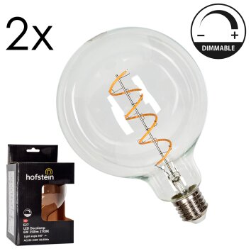 E27 LED 6 Watt Bianco caldo dimmerabile 350 Lumen