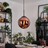 Gastor Lampadario a sospensione, Lampada a sfera, Lampada a sospensione Ramato, 1-Luce