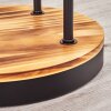 Gastor Lampada da terra 25 cm Legno chiaro, Nero, 4-Luci