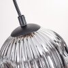 Ripoll Lampadario a sospensione, Lampada a sfera, Lampada a sospensione Écru, Nero, 5-Luci