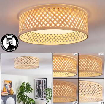 Barroco Plafoniera LED Écru, Bianco, 1-Luce