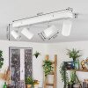 Gesteira Plafoniera, Lampadario a sospensione, Lampada da terra LED Legno scuro, 1-Luce