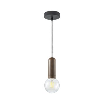 Leuchten Direkt TURN ME Lampada a Sospensione Ruggine, 1-Luce