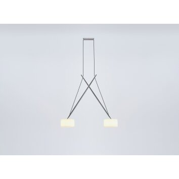 Illuminazione Serien Lighting Pendelleuchte Lampada a sospensione Cromo, 2-Luci