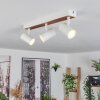 Gesteira Plafoniera, Faretto da soffitto Écru, Bianco, 3-Luci