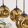 Ripoll Lampadario a sospensione, Lampada a sfera, Lampada a sospensione Écru, Nero, 3-Luci