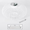 Oravi Plafoniera Bianco, 1-Luce