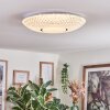 Curin Plafoniera LED Bianco, 1-Luce, Telecomando