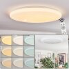 Junor Plafoniera LED Bianco, 1-Luce, Telecomando