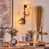 Chehalis Lampada a sfera, Applique Ambrato, 3-Luci