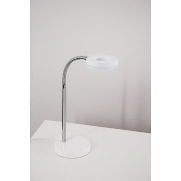 Illuminazione Reality RENNES Lampada da tavolo LED Bianco, 1-Luce