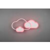 Reality Cloudy Plafoniera LED Bianco, 1-Luce, Telecomando, Cambia colore