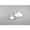 Reality Cloudy Plafoniera LED Bianco, 1-Luce, Telecomando, Cambia colore