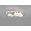 Reality Cloudy Plafoniera LED Bianco, 1-Luce, Telecomando, Cambia colore