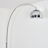 Baloca Lampada da terra Cromo, Nero, 1-Luce