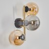 Gastor Lampada a sfera, Applique Oro, Nero, 3-Luci