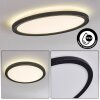 Qadir Plafoniera da esterno, Plafoniera LED Bianco, 1-Luce