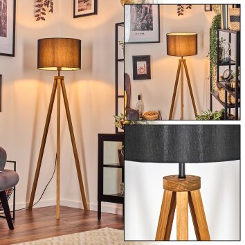 Soungou Lampada da terra Écru, Nero, 1-Luce