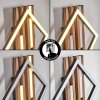 Ellekilde Applique LED Marrone, Aspetto del legno, Nero, 1-Luce