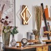 Ellekilde Applique LED Marrone, Aspetto del legno, Nero, 1-Luce