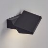 Xaden Lampada da parete per esterno, Applique LED Nero, 1-Luce