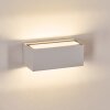 Lanor Lampada da parete per esterno, Lampade Up & Down, Applique LED Bianco, 1-Luce