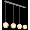 Illuminazione Globo Lighting Barry Lampadario a sospensione Cromo, Nichel opaco, 4-Luci