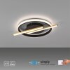 Illuminazione Leuchten Direkt KORSA Plafoniera LED Oro, Nero, 1-Luce