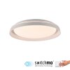 Illuminazione Leuchten Direkt SATI Plafoniera LED Bianco, 1-Luce