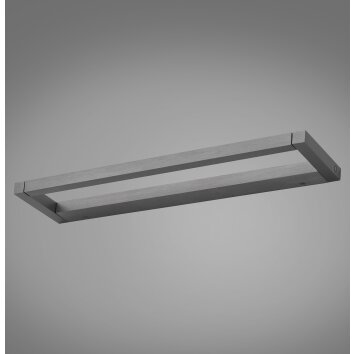 Illuminazione Paul Neuhaus Puro Applique LED Grigio, 1-Luce