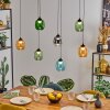 Moyrourkan Lampadario a sospensione, Lampada a sospensione, Lampada a sospensione a cluster LED Blu, Verde, Chiaro, Arancione, Grigio fumo, 1-Luce