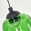 Moyrourkan Lampadario a sospensione, Lampada a sospensione, Lampada a sospensione a cluster LED Blu, Verde, Chiaro, Arancione, Grigio fumo, 1-Luce