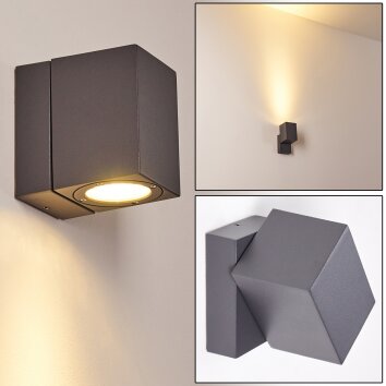 Applique/Plafoniera LED rettangolare per esterni Chamonix – Lampade Home