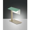 Fabas Luce Washington Lampada da Tavolo LED Oro, Verde, 1-Luce