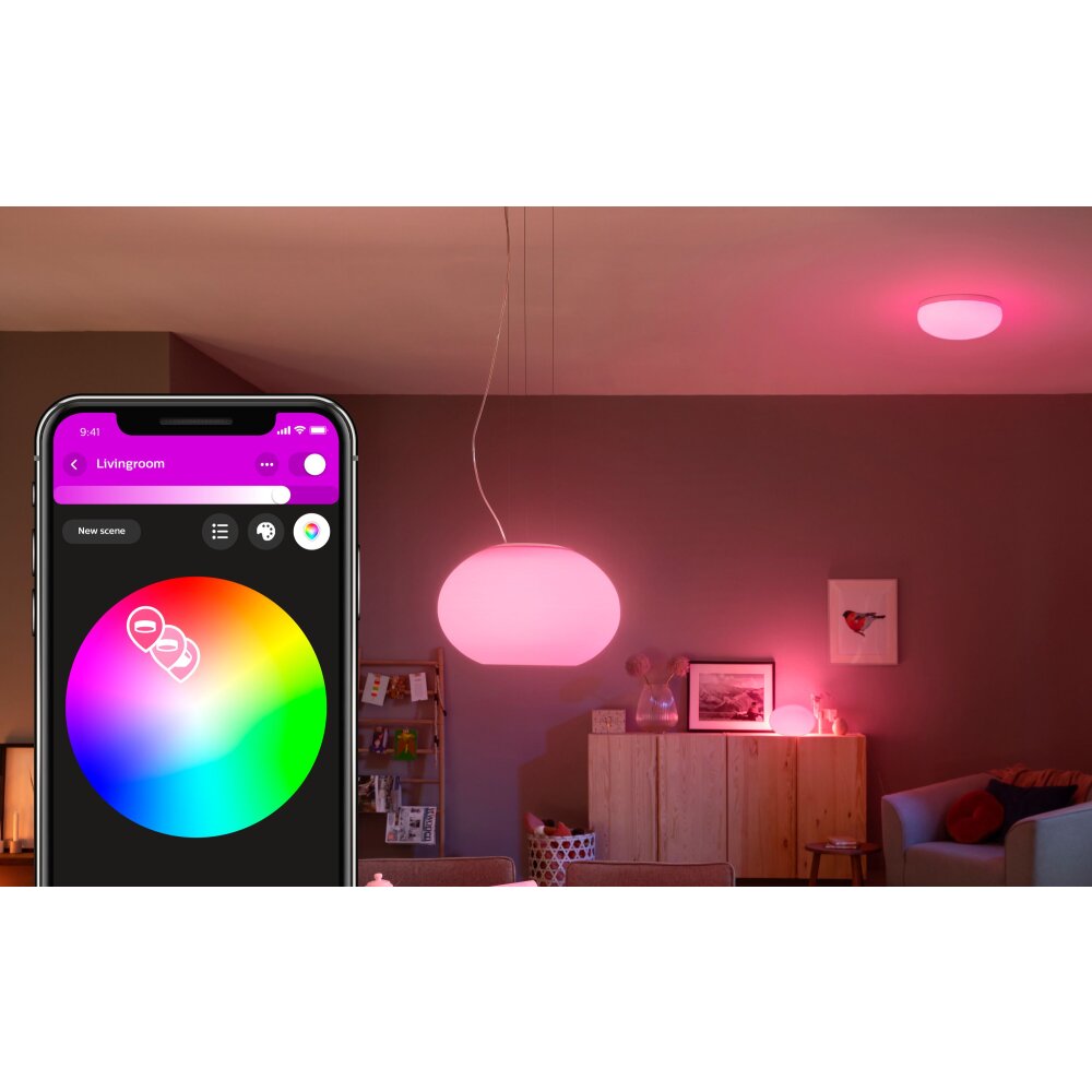 Philips Hue Ambiance White & Color Flourish Lampada a Sospensione LED  Bianco 8718696174609