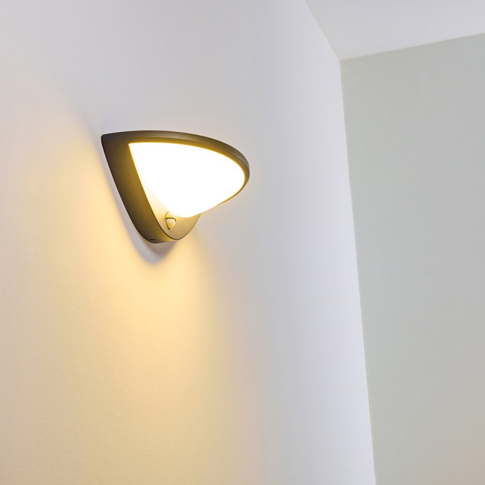 Applique esterno nera incl lampadina smart E27 ST64 - RULLO